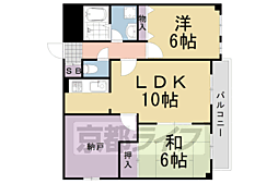 エクラ桂駅前 3LDKの間取図画像
