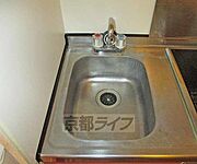 洗濯機が設置されています。