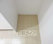 冷蔵庫置き場にも使えます・