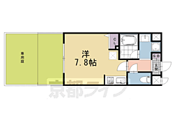 ベラジオ四条大宮2 1Kの間取図画像