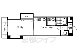 ライズビル・サウスポイント 1DKの間取図画像
