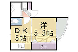 メゾンドポエジー 1DKの間取図画像