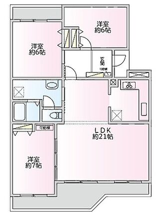 和室から洋室に...