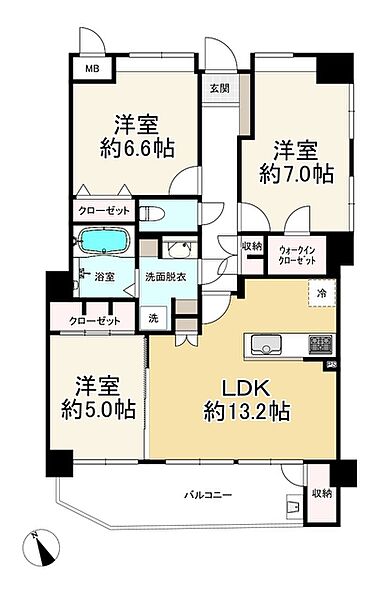 間取りを拡大表示