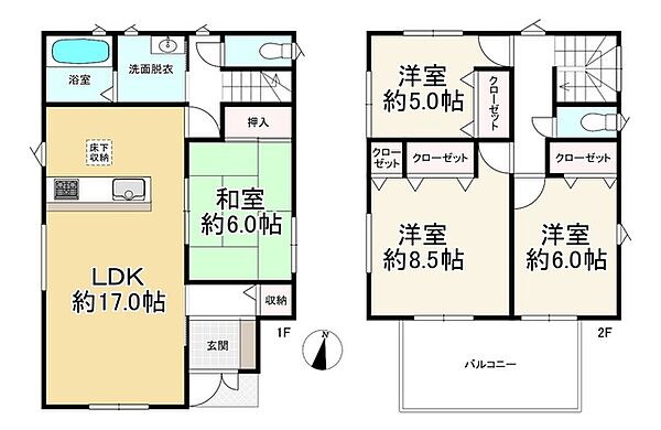 間取りを拡大表示