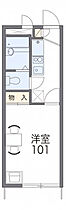 レオパレスラーク取手 105 ｜ 茨城県取手市井野台1丁目10-2（賃貸アパート1K・1階・19.87㎡） その2