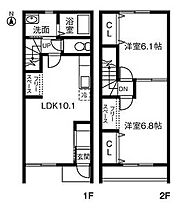 ヴィラ青空 103 ｜ 茨城県取手市戸頭1214-1（賃貸テラスハウス2LDK・1階・62.52㎡） その2