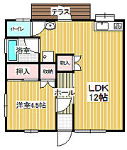 フラット青柳 B ｜ 茨城県取手市青柳413-6（賃貸アパート1LDK・1階・39.67㎡） その2