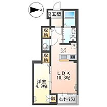 エルシオンI 105 ｜ 茨城県取手市吉田138-1（賃貸アパート1LDK・1階・42.97㎡） その2