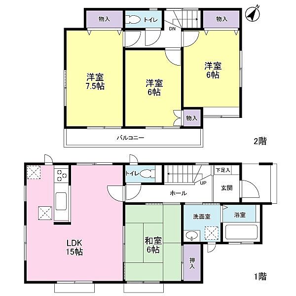 間取りを拡大表示