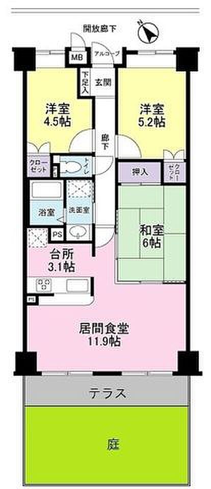 ○間取図○