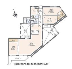 ダイアパレス志津 3SLDKの間取図画像