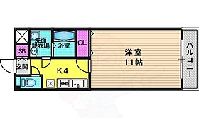 第6田原ハイム 406 ｜ 京都府京都市西京区大枝沓掛町（賃貸マンション1K・4階・36.00㎡） その2