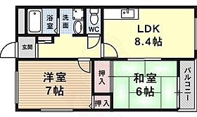 スラージュマン2 103 ｜ 京都府京都市西京区川島野田町（賃貸マンション2LDK・1階・51.57㎡） その2