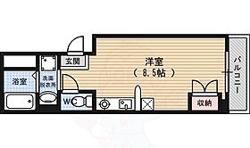 クレーデル四条  ｜ 京都府京都市下京区妙伝寺町（賃貸マンション1R・6階・22.81㎡） その2