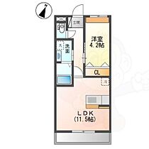 京都府京都市右京区西院西田町（賃貸マンション1LDK・1階・40.05㎡） その2