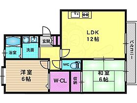 ネオクリエイト横山　Ｂ棟 301 ｜ 京都府長岡京市下海印寺横山（賃貸マンション2LDK・3階・56.00㎡） その2