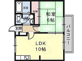 ジュネス十条  ｜ 京都府京都市南区上鳥羽高畠町（賃貸アパート1LDK・2階・40.92㎡） その2