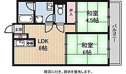 間取図画像 2DK