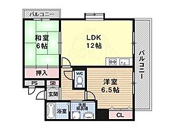ソレーユYamada 2LDKの間取図画像