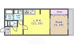 間取図画像 1LDK