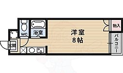 サンリーベプラザ 1Kの間取図画像
