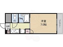 K'SCOURT 1Kの間取図画像