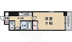 ブリリアンスito 1Kの間取図画像