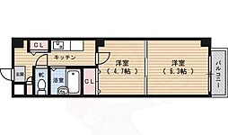 プライムシティ西陣 2Kの間取図画像