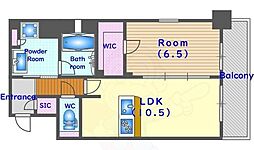 ベラジオ雅び京都西院 1LDKの間取図画像