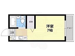 ジョリ大岡 1Kの間取図画像