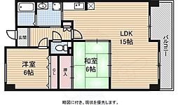 エスペランサー弥生 2LDKの間取図画像
