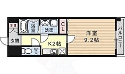 メゾンヴィーナス 1Kの間取図画像
