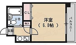 エムズフラッツ 1Kの間取図画像
