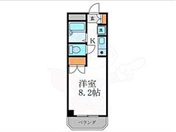 ウナローザナガオカ 1Kの間取図画像