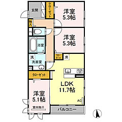 物件の間取り