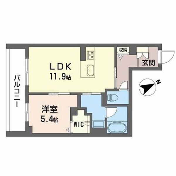 GRAND GREIGE A304｜広島県東広島市西条町西条東(賃貸マンション1LDK・3階・45.45㎡)の写真 その2