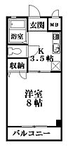 HRヒルズ 401 ｜ 広島県東広島市高屋町郷1099-4（賃貸マンション1K・4階・26.64㎡） その2