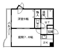 カンパーナ平岸 00412 ｜ 北海道札幌市豊平区平岸二条3丁目4番8号（賃貸マンション1LDK・4階・36.19㎡） その2