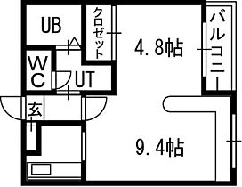 ホークメゾン札幌2号館 00210 ｜ 北海道札幌市豊平区平岸四条18丁目1-54（賃貸マンション1LDK・2階・29.20㎡） その2