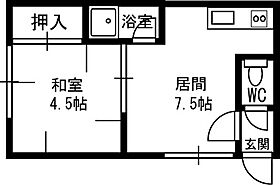 ノースシティ北郷 10106 ｜ 北海道札幌市白石区北郷四条8丁目3番7号（賃貸アパート1DK・1階・22.35㎡） その2