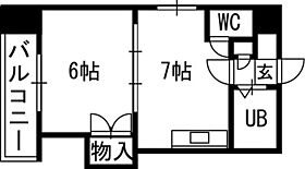 札幌ＪＯＷ2ビル 01002 ｜ 北海道札幌市中央区南一条西14丁目1-221（賃貸マンション1DK・10階・24.48㎡） その2