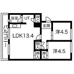 札幌西月寒団地6号棟