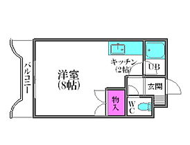 カンパーナ平岸 00408 ｜ 北海道札幌市豊平区平岸二条3丁目4番8号（賃貸マンション1K・4階・24.13㎡） その2