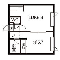 エクセル北円山 00101 ｜ 北海道札幌市中央区北六条西21丁目2番8号（賃貸アパート1LDK・1階・31.60㎡） その2