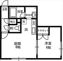 すいえん 00402 ｜ 北海道札幌市中央区南六条西8丁目8-18（賃貸マンション1LDK・4階・36.15㎡） その2