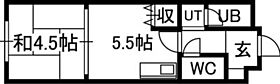 メゾン22 00307 ｜ 北海道札幌市豊平区月寒西一条10丁目5番75号（賃貸マンション1DK・3階・31.02㎡） その2