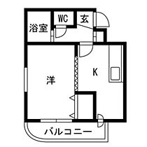 エンドレス三井南6条 00207 ｜ 北海道札幌市中央区南六条西16丁目2-24（賃貸マンション1DK・2階・26.75㎡） その2