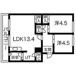 札幌西月寒団地4号棟