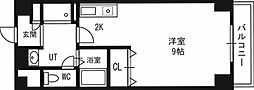 サテラ北34条 1Kの間取図画像